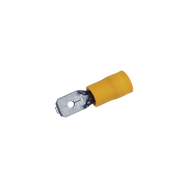 Cosse Plate Male Jaune 6,3MM Sachet de 100 référence fournisseur 1234248